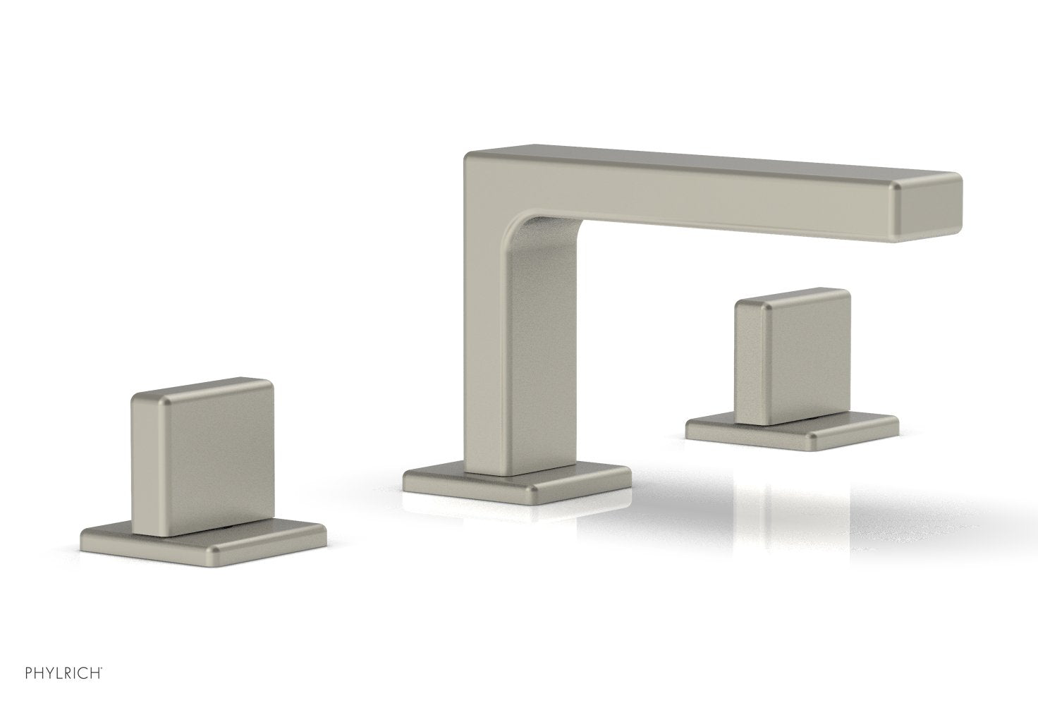 4-1/4" - Burnished Nickel - MIX Widespread Faucet - Blade Handles Height 290L-01 by Phylrich - New York Hardware