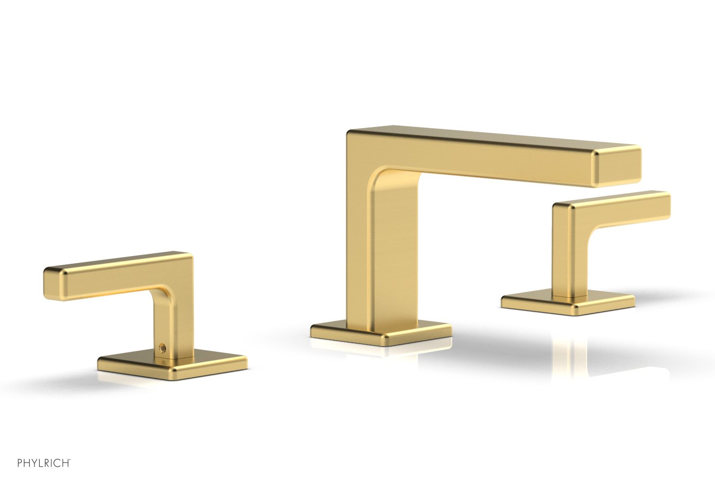 4-1/4" - Polished Chrome - MIX Widespread Faucet - Lever Handles Height 290L-02 by Phylrich - New York Hardware