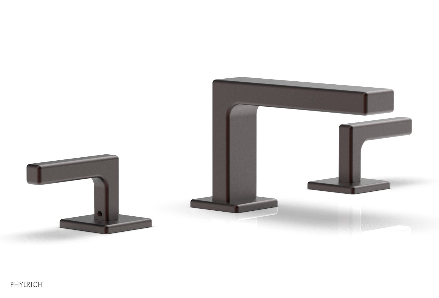 4-1/4" - Weathered Copper - MIX Widespread Faucet - Lever Handles Height 290L-02 by Phylrich - New York Hardware