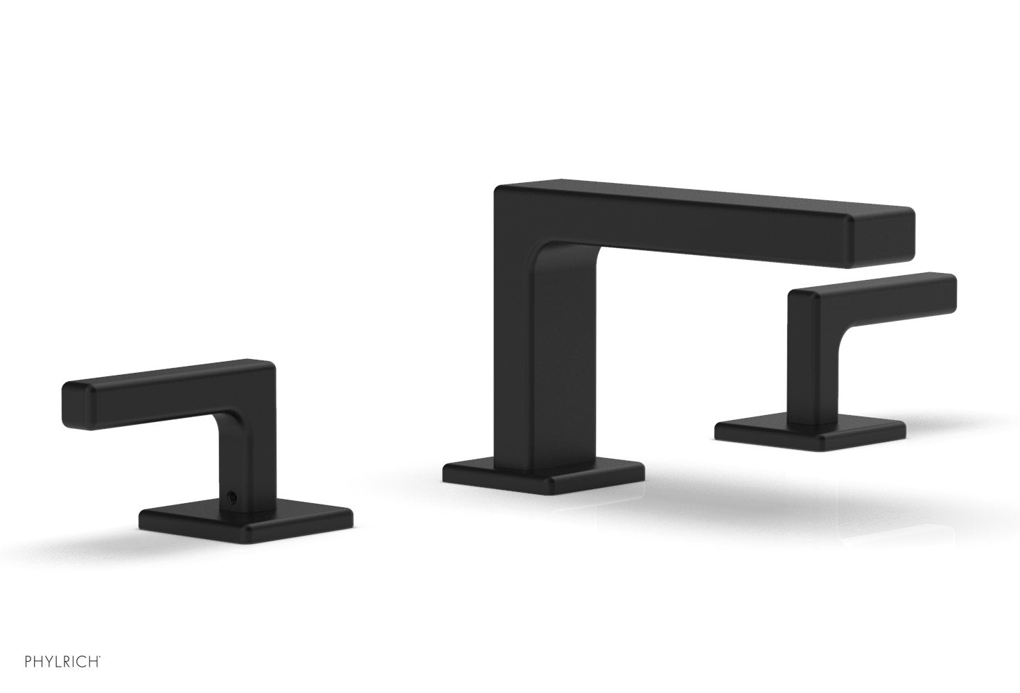 4-1/4" - Satin Nickel - MIX Widespread Faucet - Lever Handles Height 290L-02 by Phylrich - New York Hardware