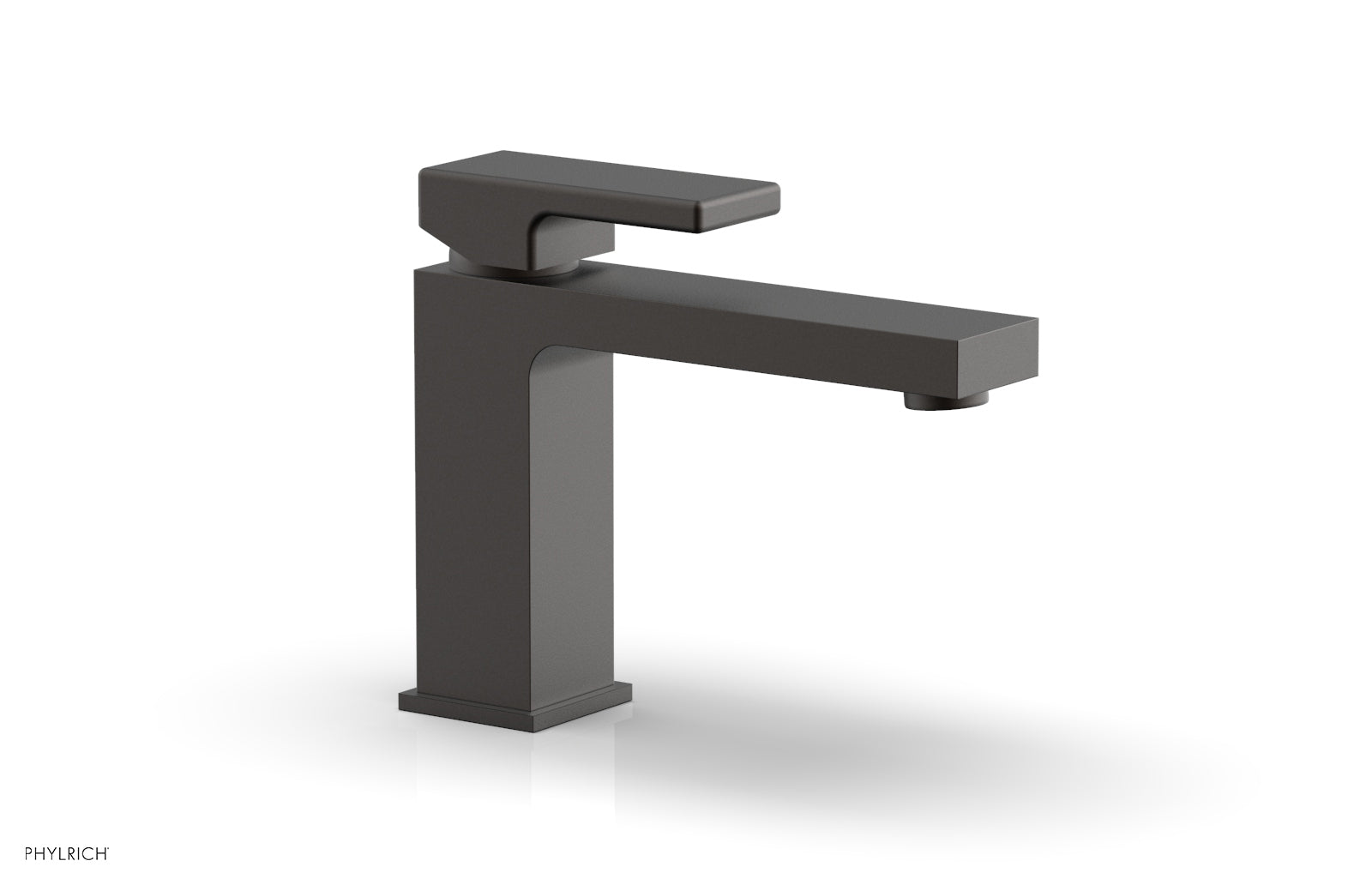 5" - Oil Rubbed Bronze - MIX Single Hole Lavatory Faucet, Low - Blade Handle 290L-06 by Phylrich - New York Hardware