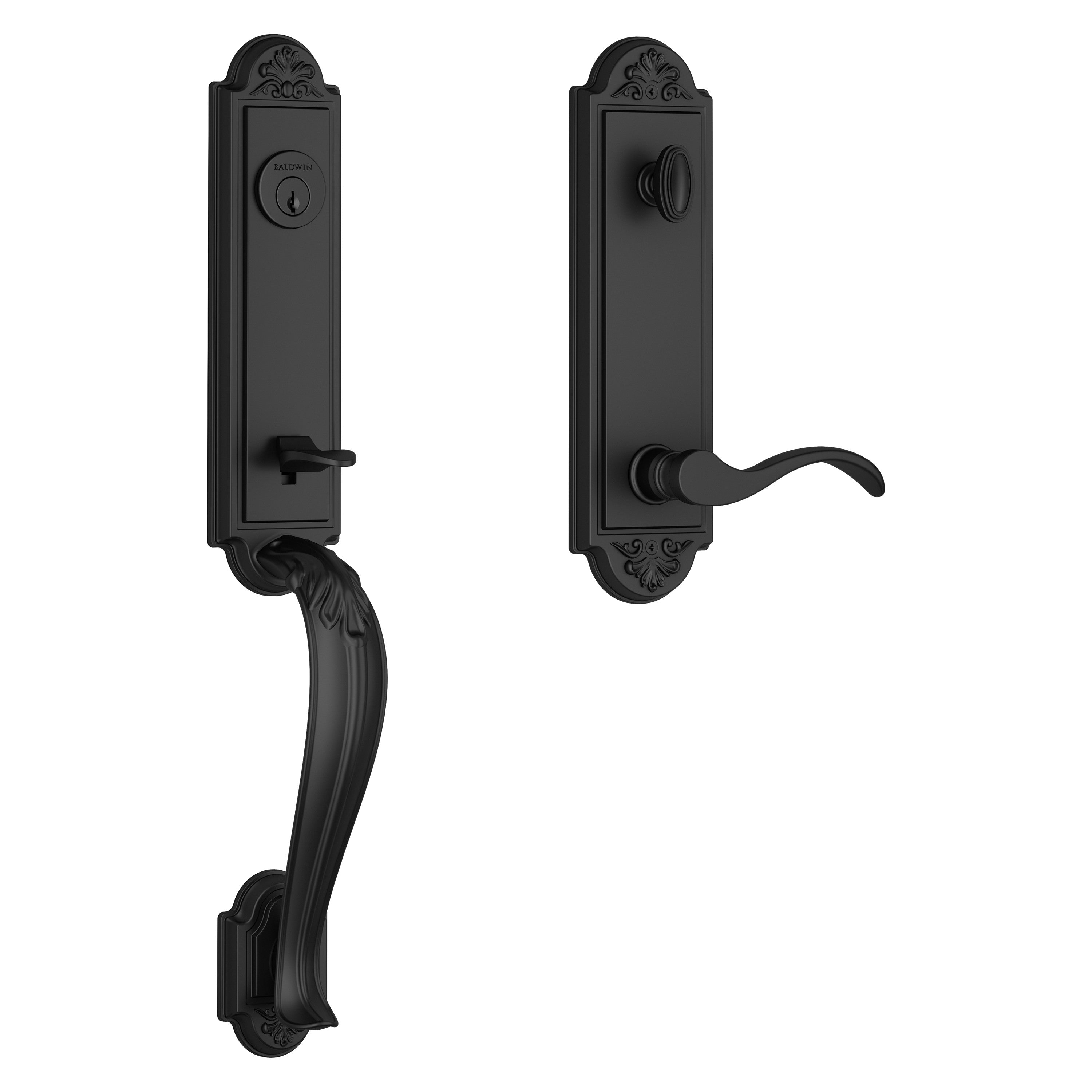 Baldwin Reserve Elizabeth Handleset With Curve Lever
