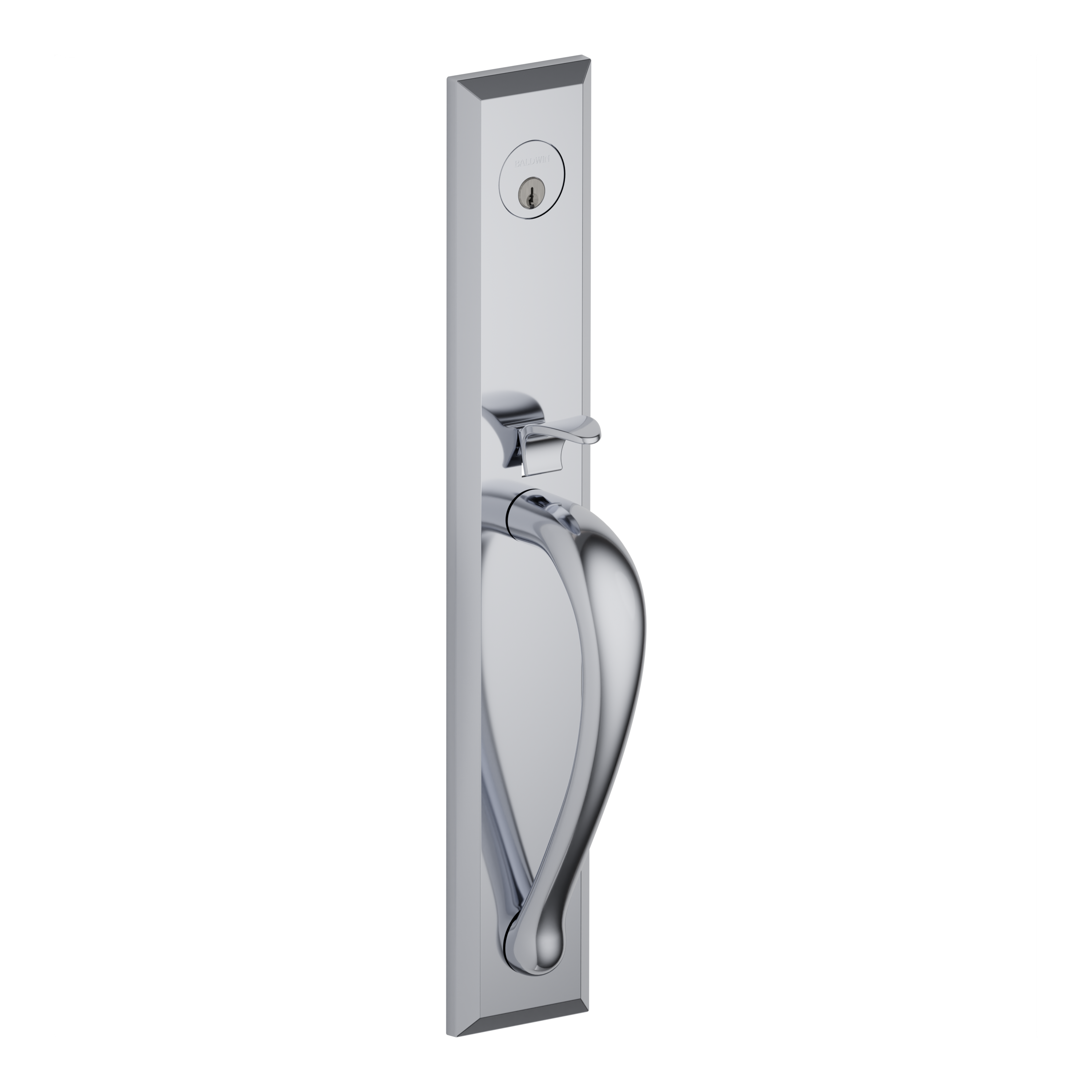 Baldwin Cody Full Single Cylinder Handleset with 5024 Oval Knob