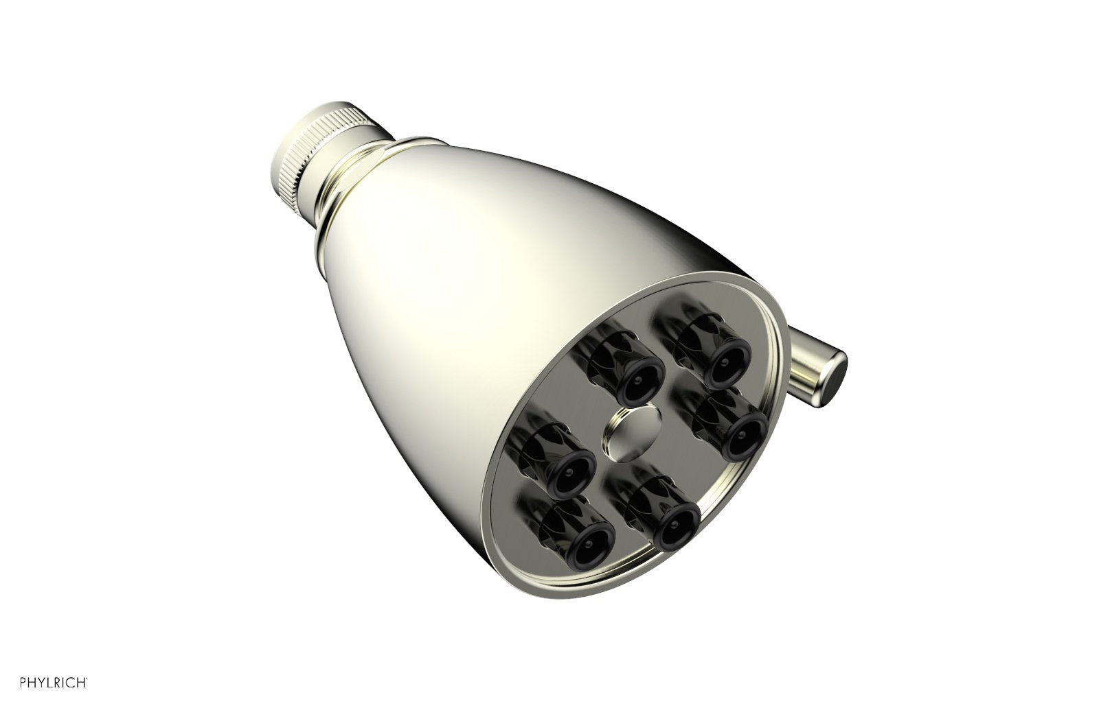 6" - Satin Nickel - Jet Smooth Shower Head 3-018 by Phylrich - New York Hardware