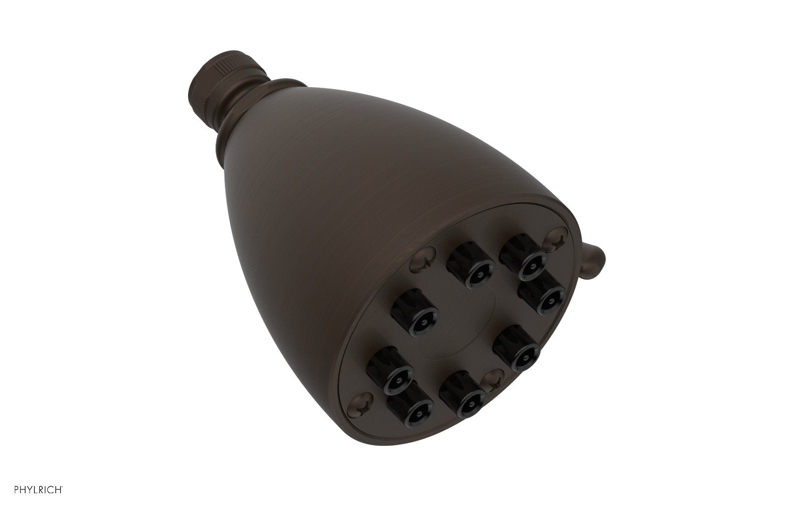 8" - Antique Bronze - Jet Smooth Shower Head 3-083 by Phylrich - New York Hardware