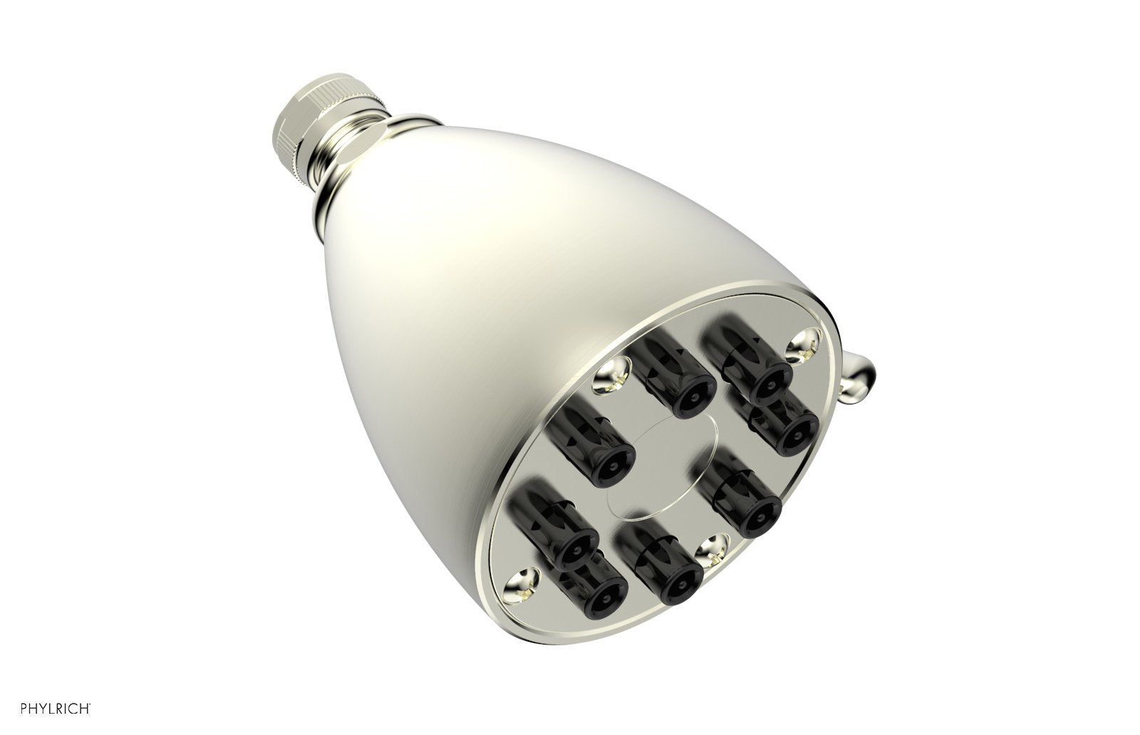 8" - Satin Nickel - Jet Smooth Shower Head 3-083 by Phylrich - New York Hardware