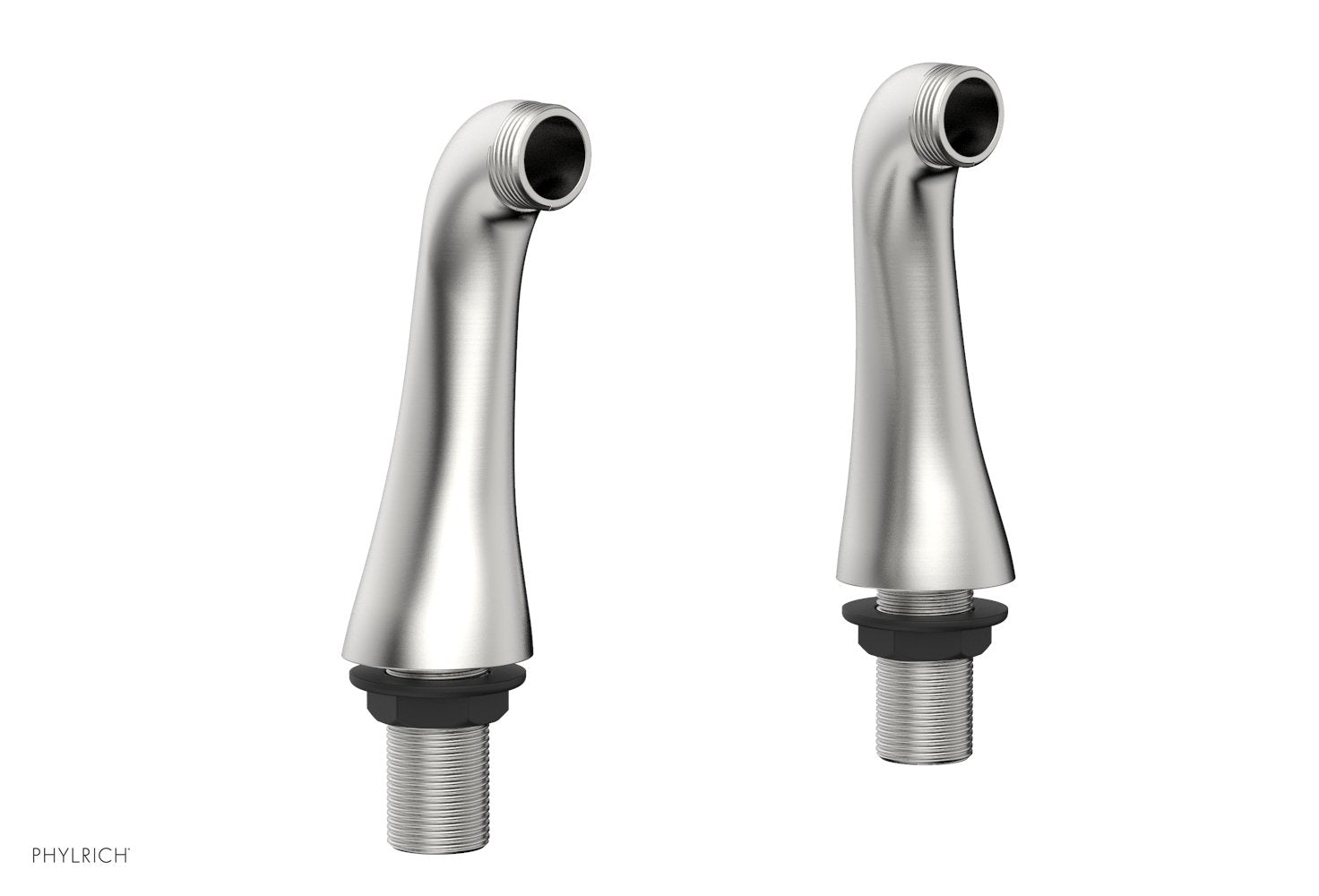 5" - Satin Chrome - Pair of Deck Risers Only 3-307 (Does NOT Include Tub Filler or Hand Shower) by Phylrich - New York Hardware