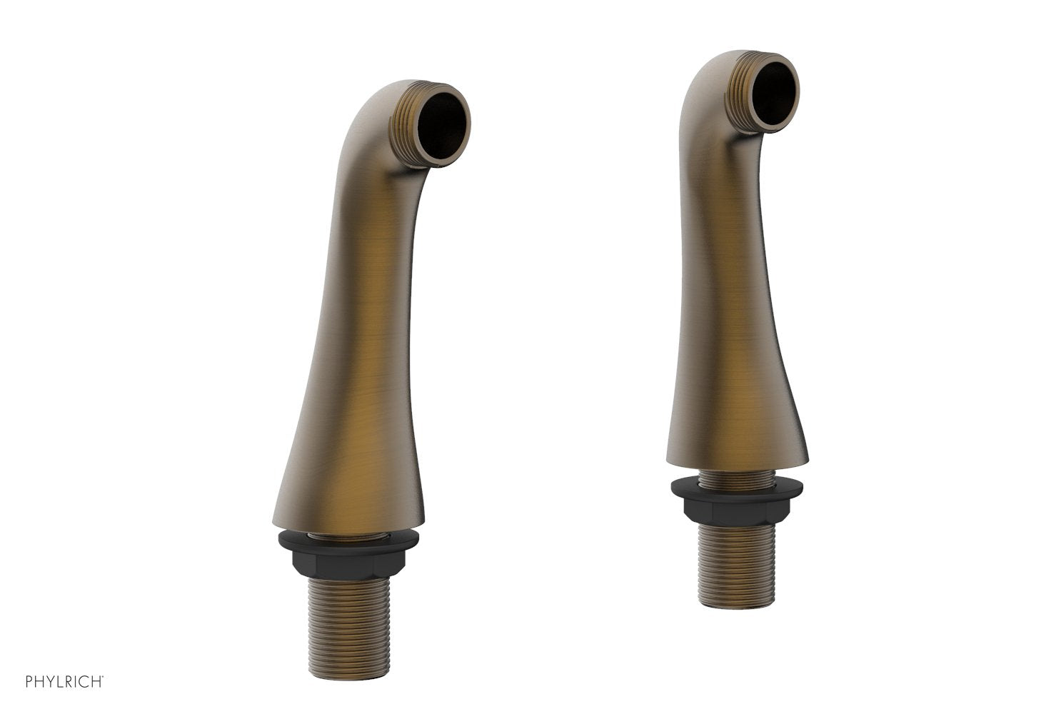 5" - Old English Brass - Pair of Deck Risers Only 3-307 (Does NOT Include Tub Filler or Hand Shower) by Phylrich - New York Hardware