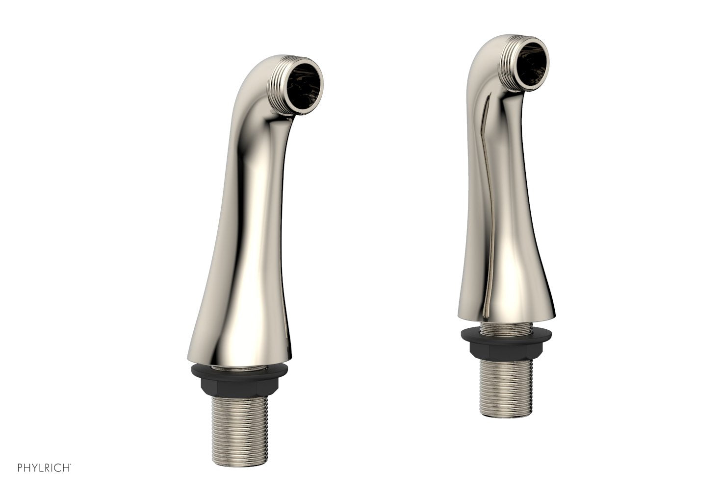 5" - Polished Nickel - Pair of Deck Risers Only 3-307 (Does NOT Include Tub Filler or Hand Shower) by Phylrich - New York Hardware