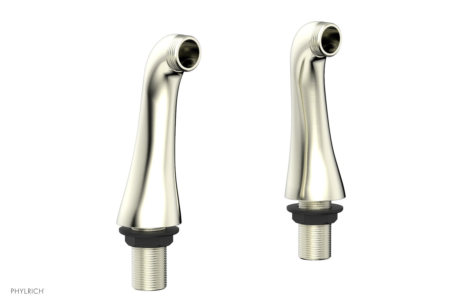 5" - Satin Nickel - Pair of Deck Risers Only 3-307 (Does NOT Include Tub Filler or Hand Shower) by Phylrich - New York Hardware