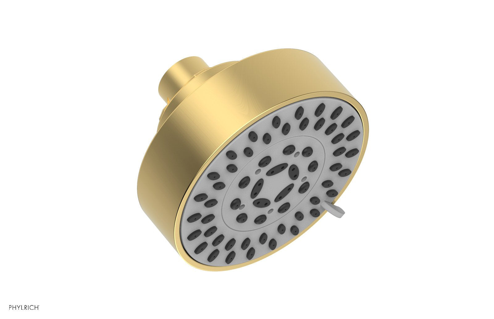 4" - Satin Gold - Multifunction Shower Head 3-347 by Phylrich - New York Hardware