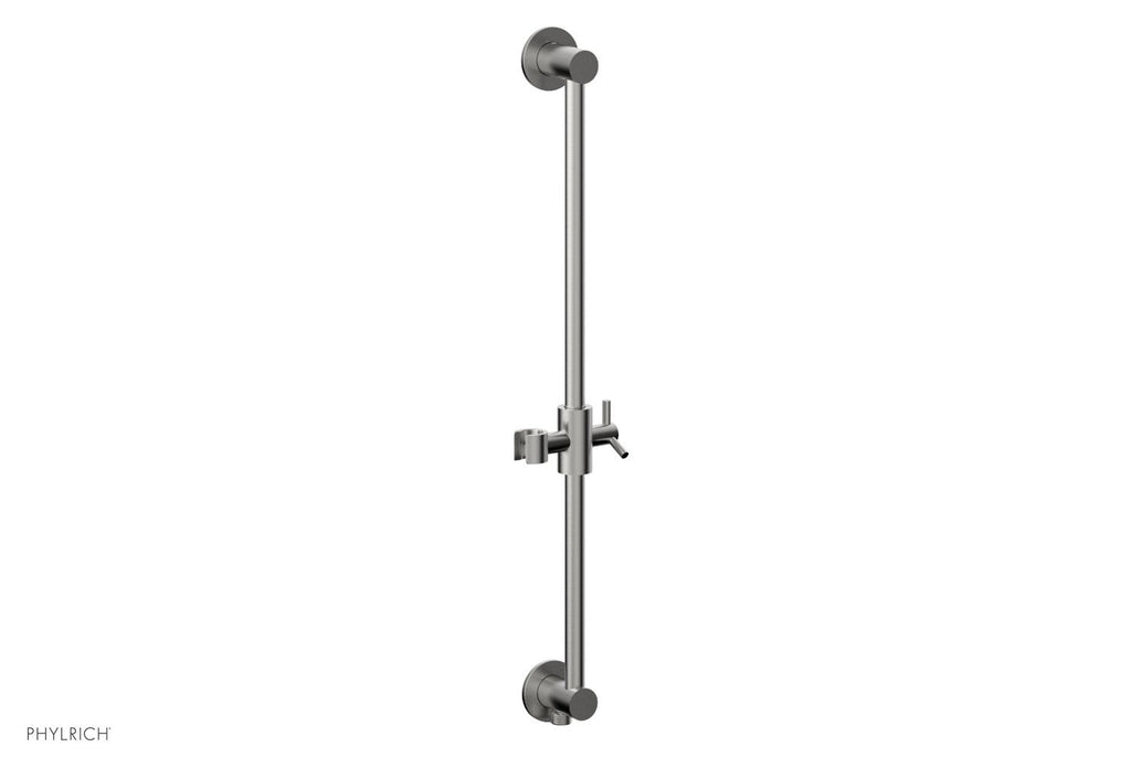 24" - Satin Chrome - Integrated Slide Bar with built in Hose Outlet 3-559 by Phylrich - New York Hardware