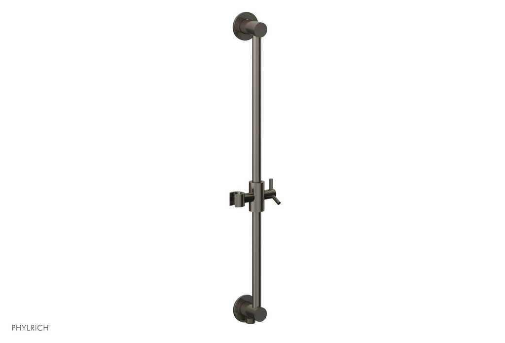 24" - Pewter - Integrated Slide Bar with built in Hose Outlet 3-559 by Phylrich - New York Hardware