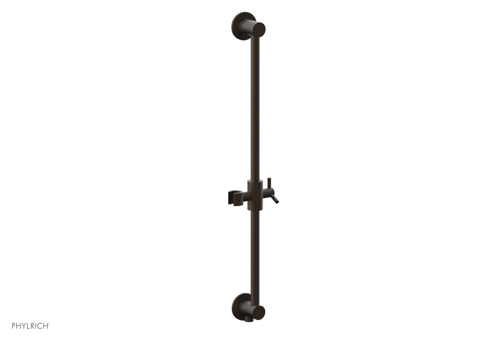 24" - Oil Rubbed Bronze - Integrated Slide Bar with built in Hose Outlet 3-559 by Phylrich - New York Hardware