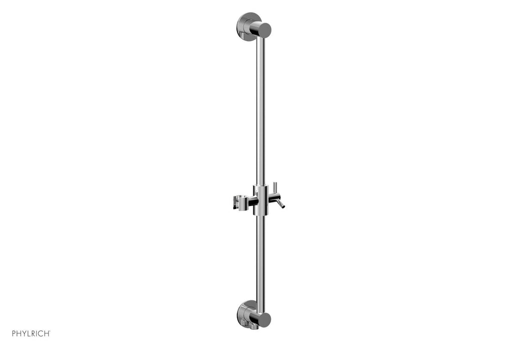 24" - Satin Brass - Integrated Slide Bar with built in Hose Outlet 3-559 by Phylrich - New York Hardware