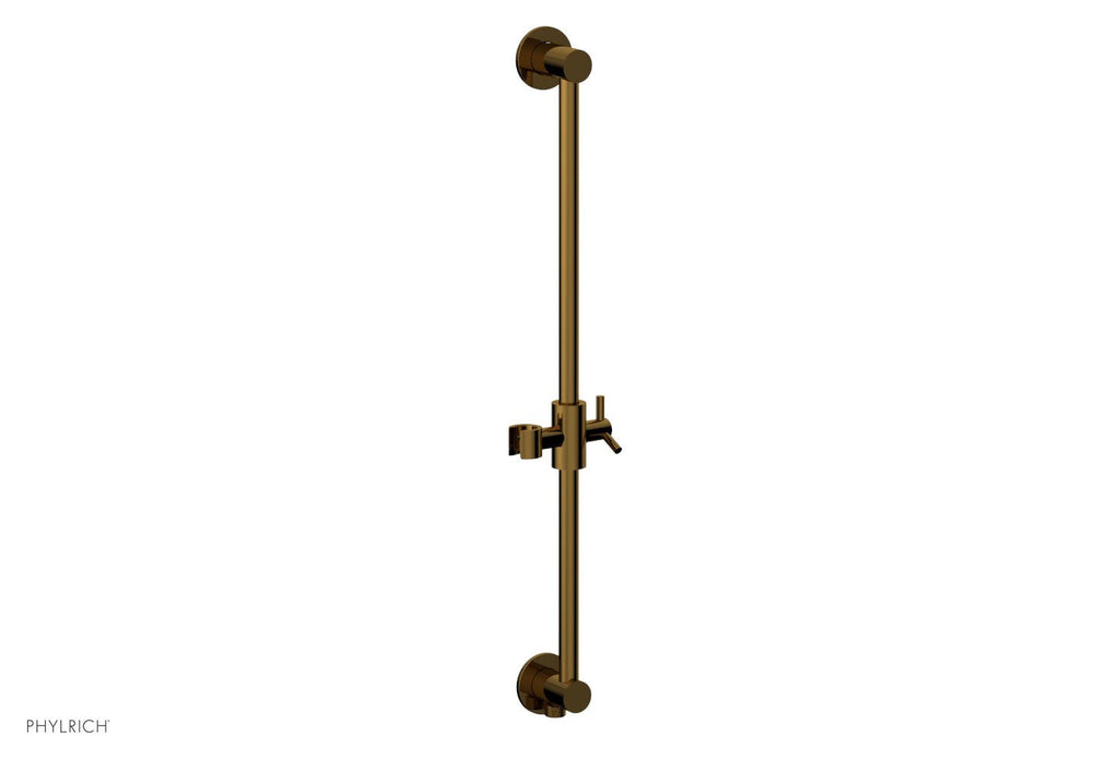 24" - Polished Gold - Integrated Slide Bar with built in Hose Outlet 3-559 by Phylrich - New York Hardware
