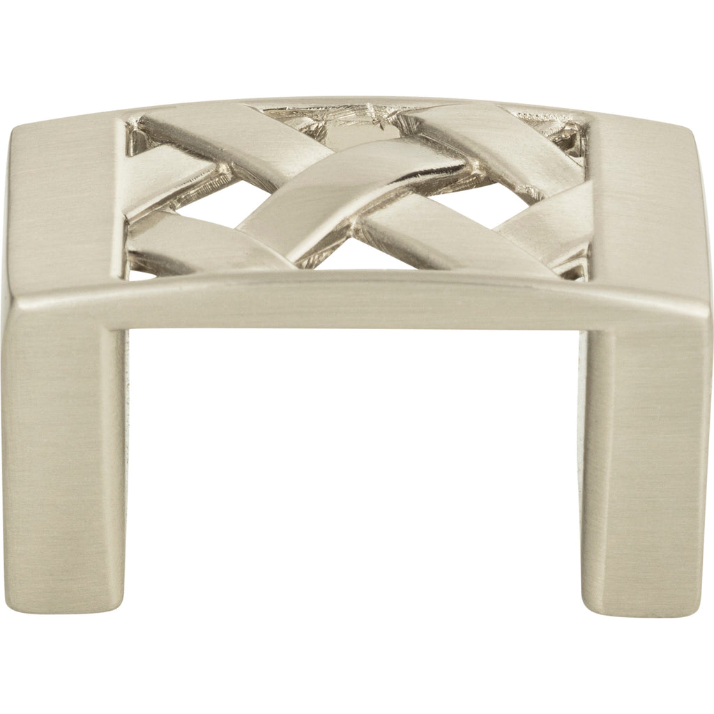 Lattice Knob by Atlas Brushed Nickel