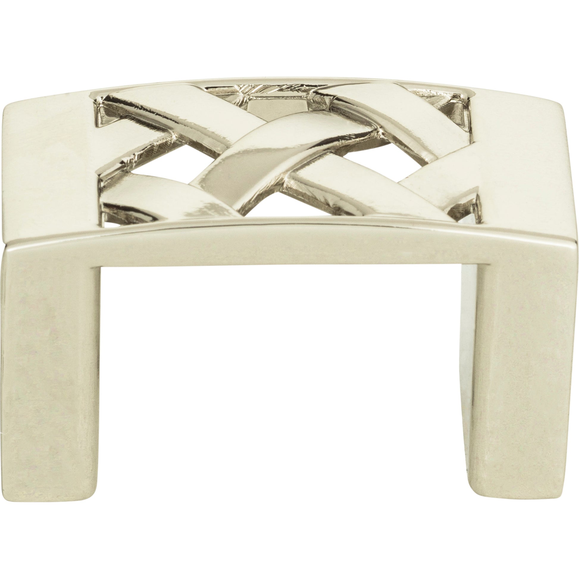 Lattice Knob by Atlas Polished Nickel