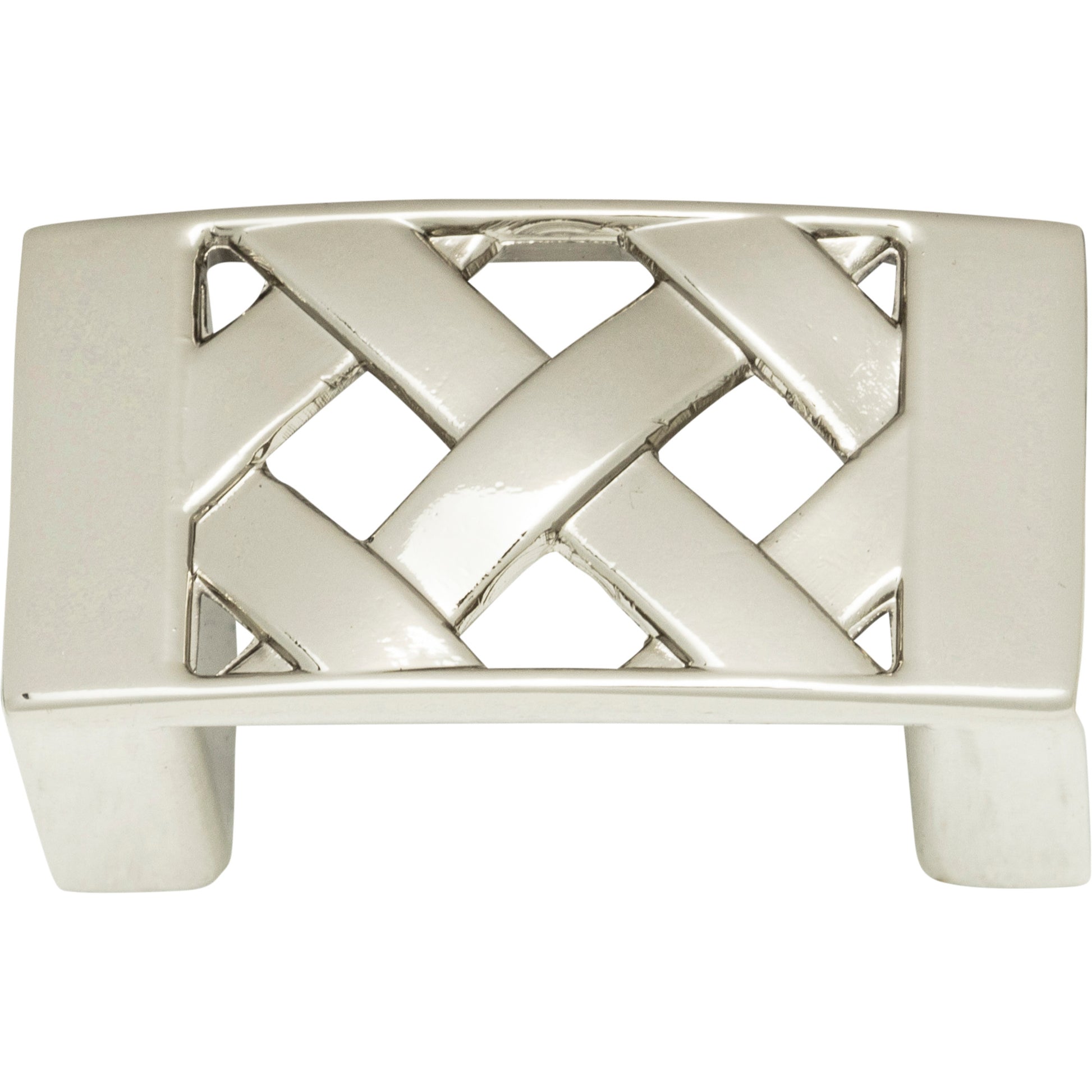 Lattice Knob by Atlas Polished Nickel