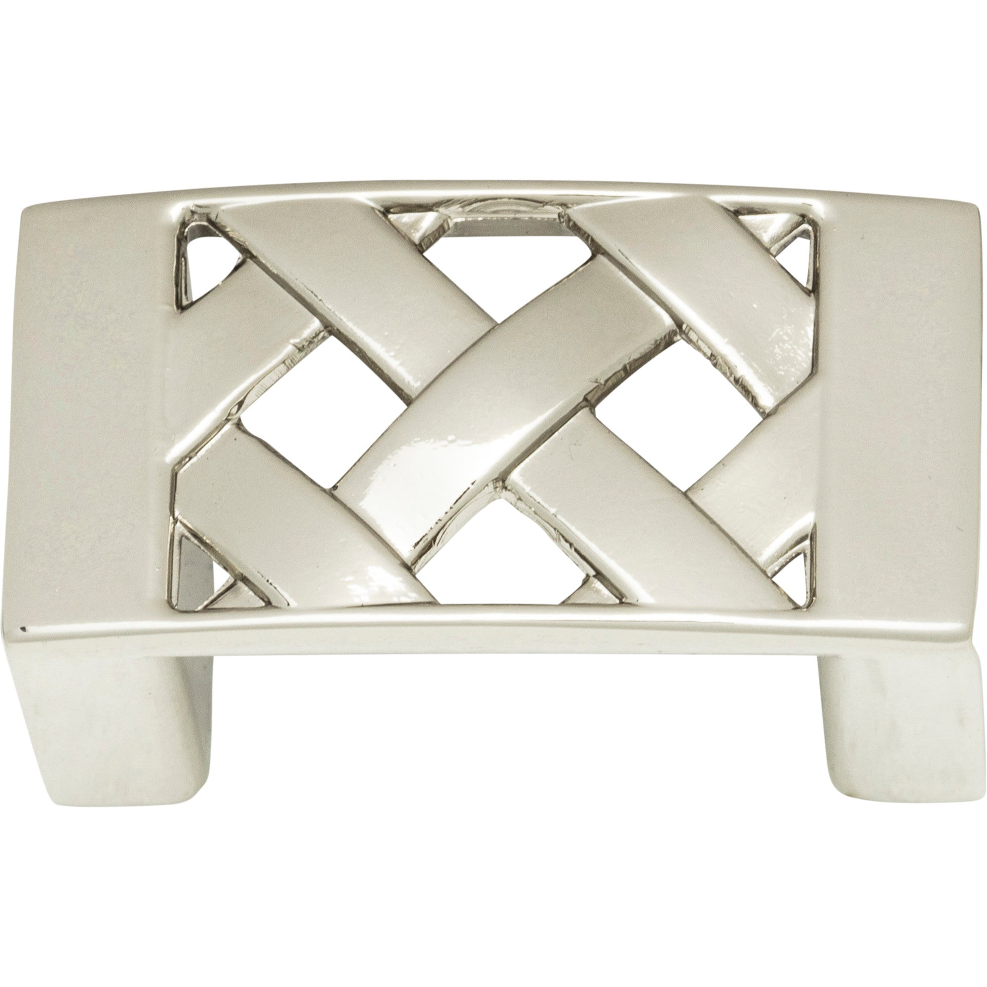 Lattice Knob by Atlas Polished Nickel