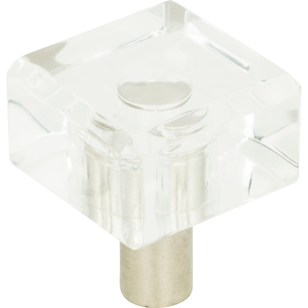 Optimism Square Knob by Atlas Brushed Nickel