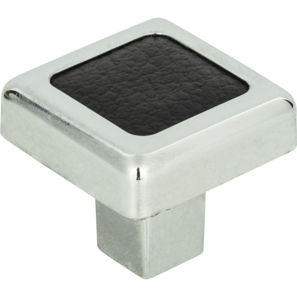 Paradigm Square Knob by Atlas Polished Chrome / Black