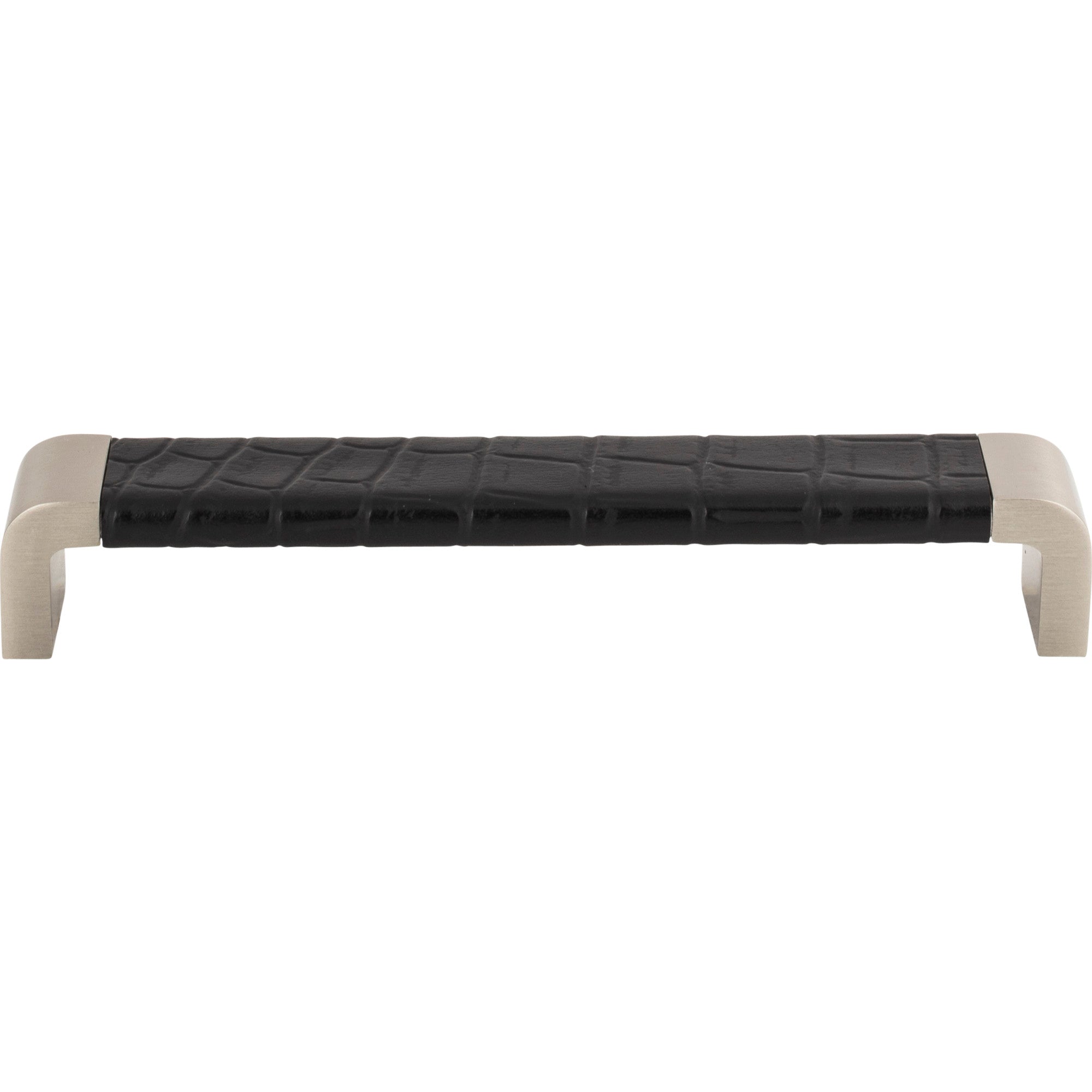 Paradigm Pull by Atlas 6-5/16" / Brushed Nickel / Black Croc