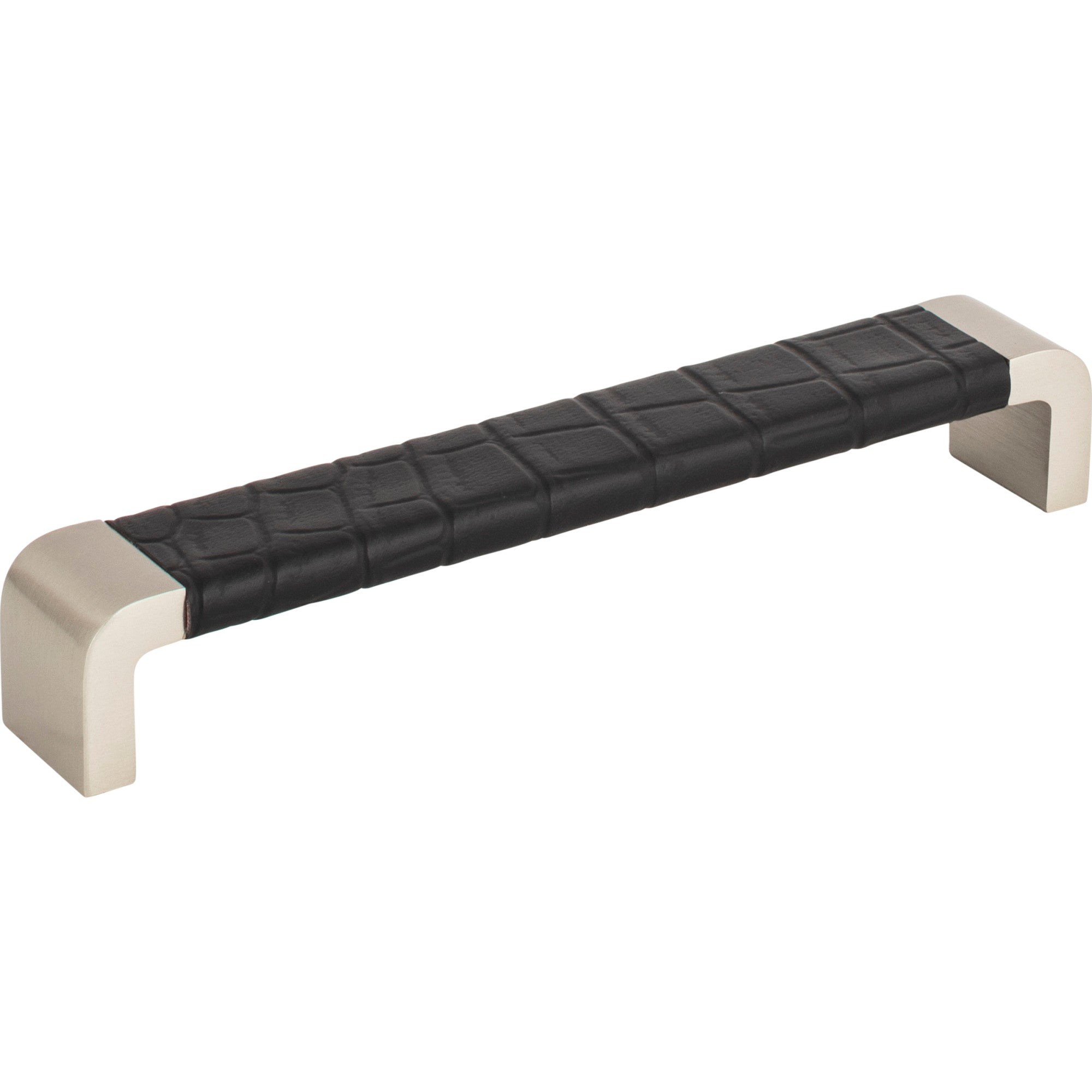 Paradigm Pull by Atlas 6-5/16" / Brushed Nickel / Black Croc