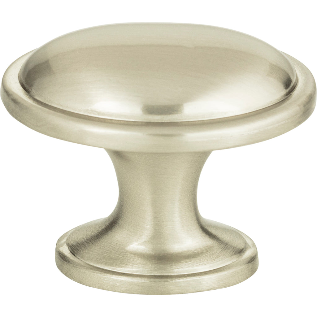 Austen Oval Knob by Atlas Brushed Nickel