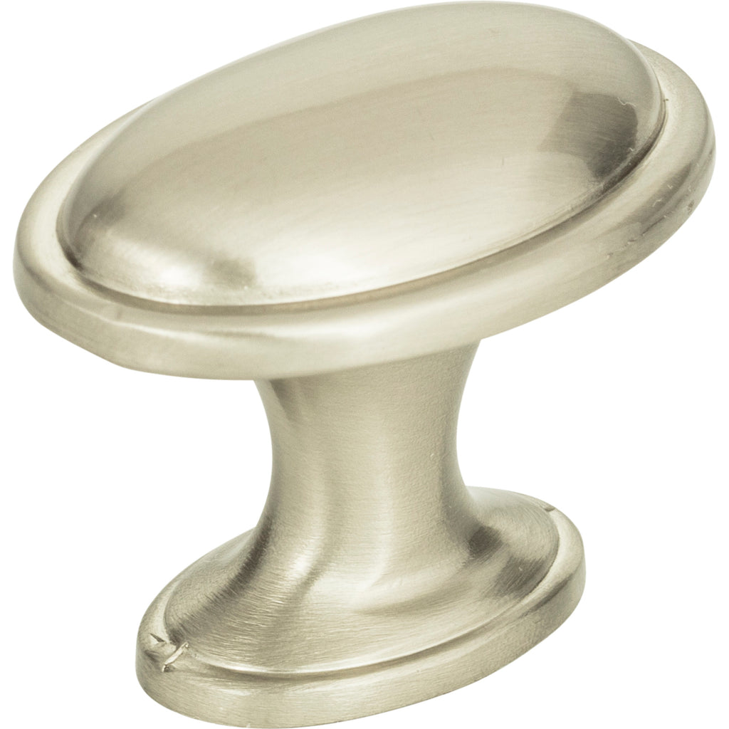 Austen Oval Knob by Atlas Brushed Nickel