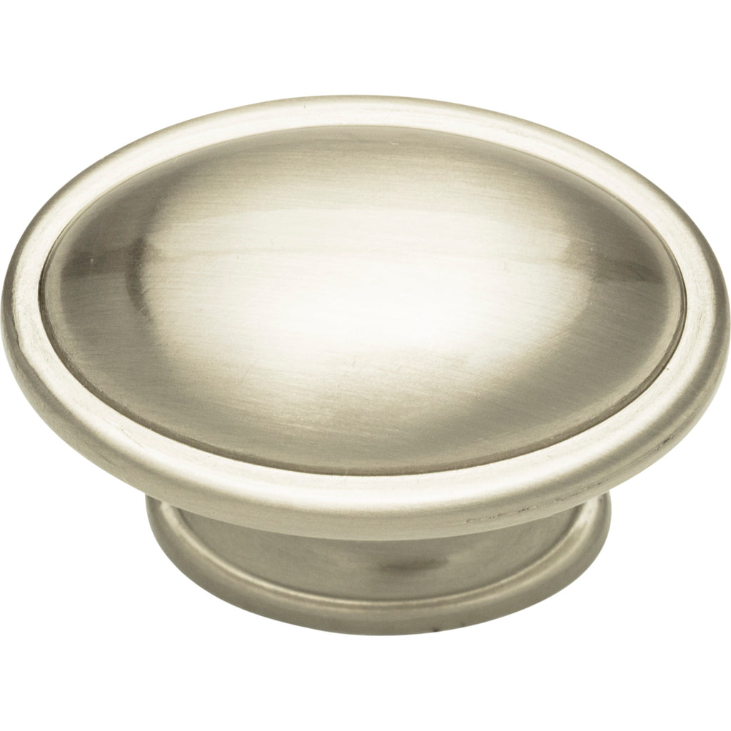 Austen Oval Knob by Atlas Brushed Nickel