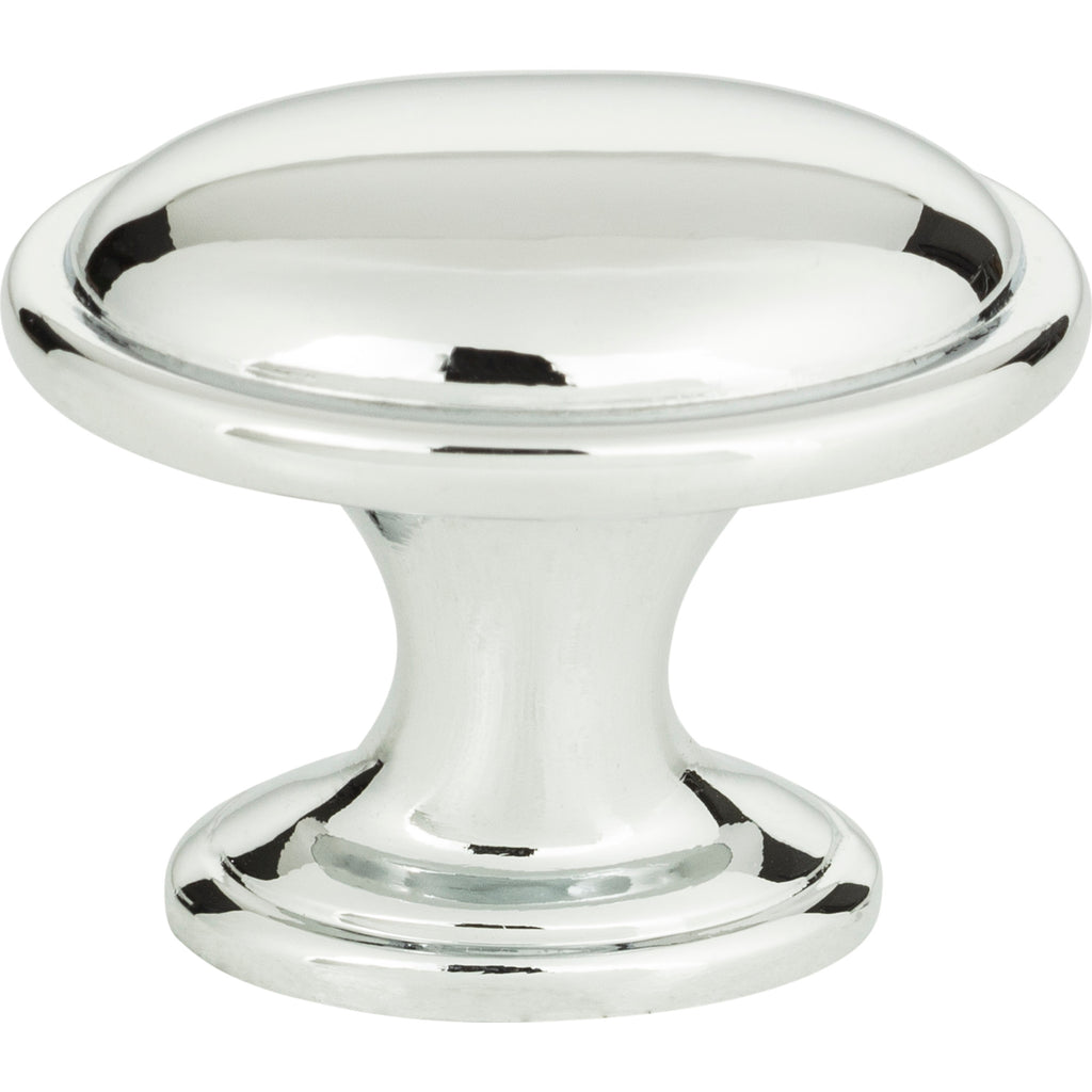 Austen Oval Knob by Atlas Polished Chrome