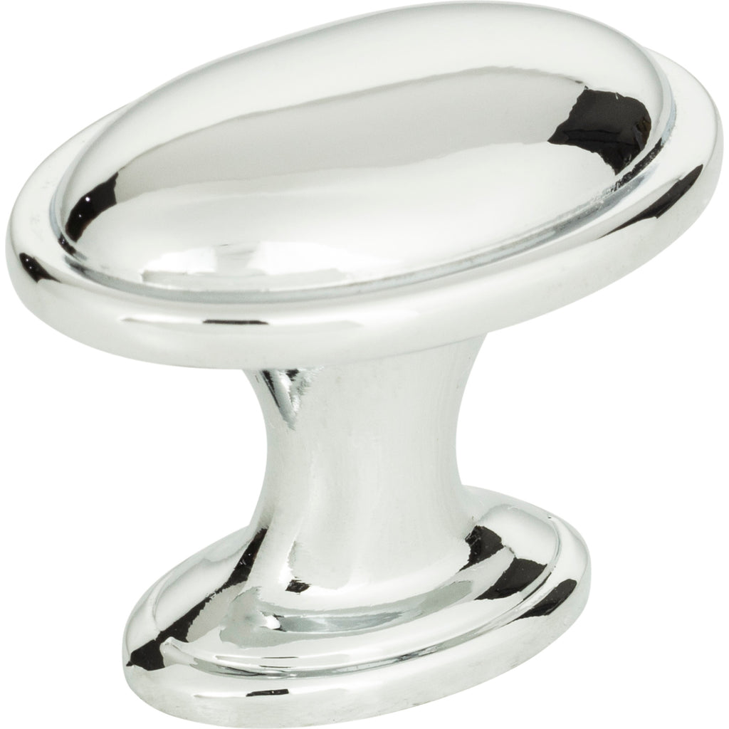 Austen Oval Knob by Atlas Polished Chrome