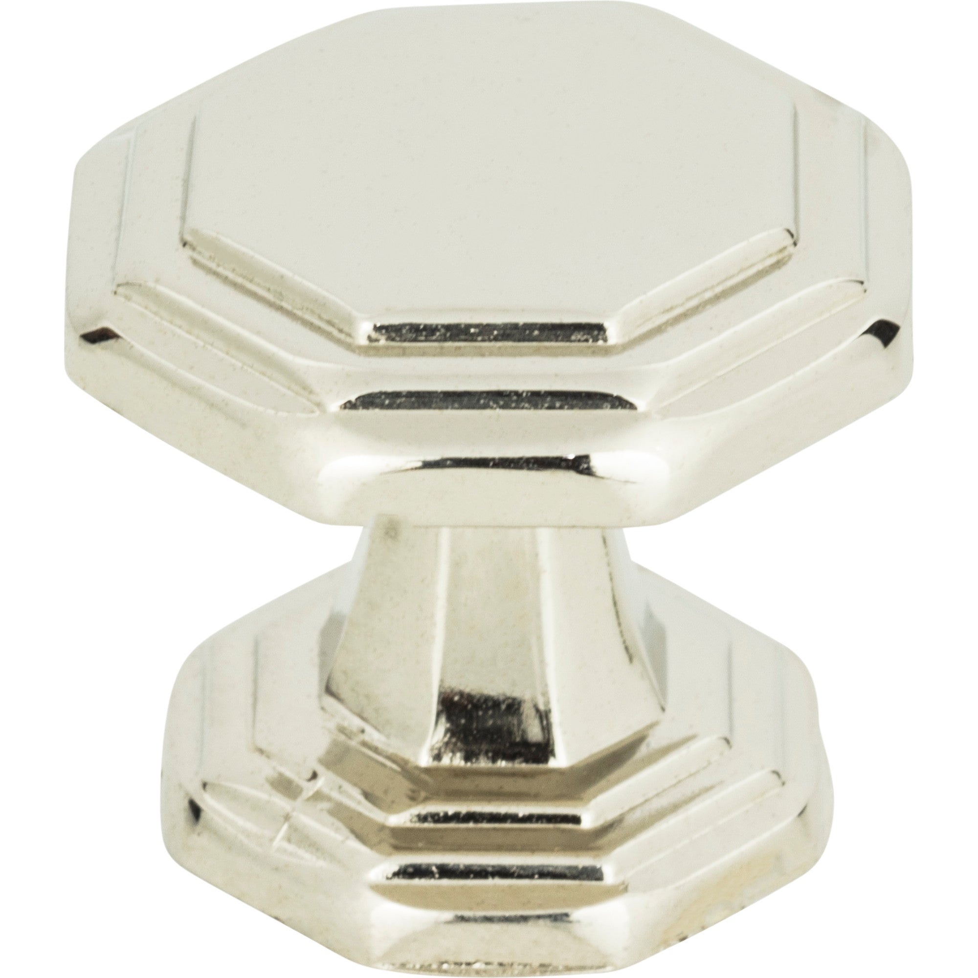 Dickinson Octagon Knob by Atlas Polished Nickel
