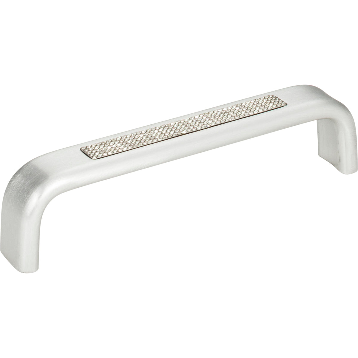 Atlas Crystal Inset Arch Pull Matte Chrome / 5 1/16"