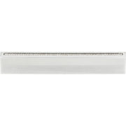 Atlas Crystal Inset Thin Pull Matte Chrome / 3 3/4"