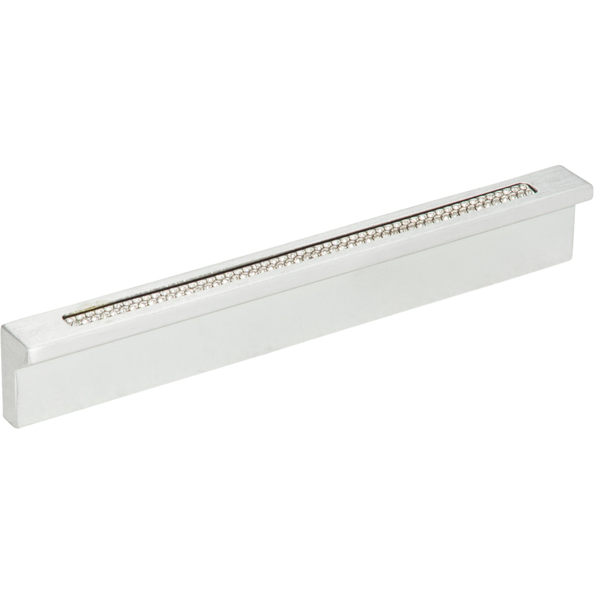 Atlas Crystal Bar Inset Thin Pull Matte Chrome / 3 3/4"