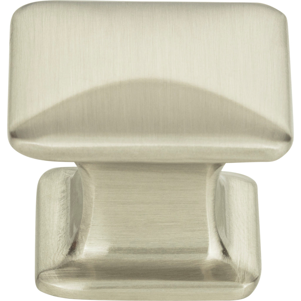 Alcott Square Knob by Atlas Brushed Nickel