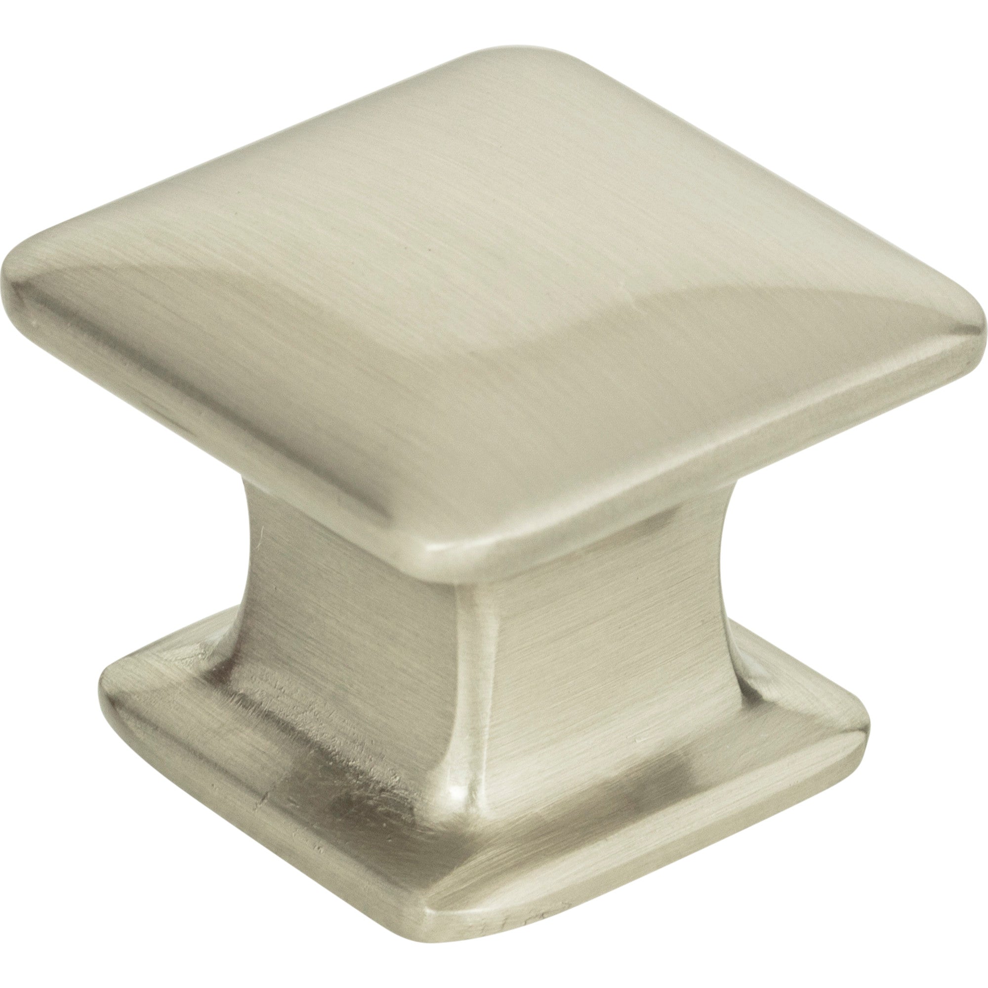 Alcott Square Knob by Atlas Brushed Nickel