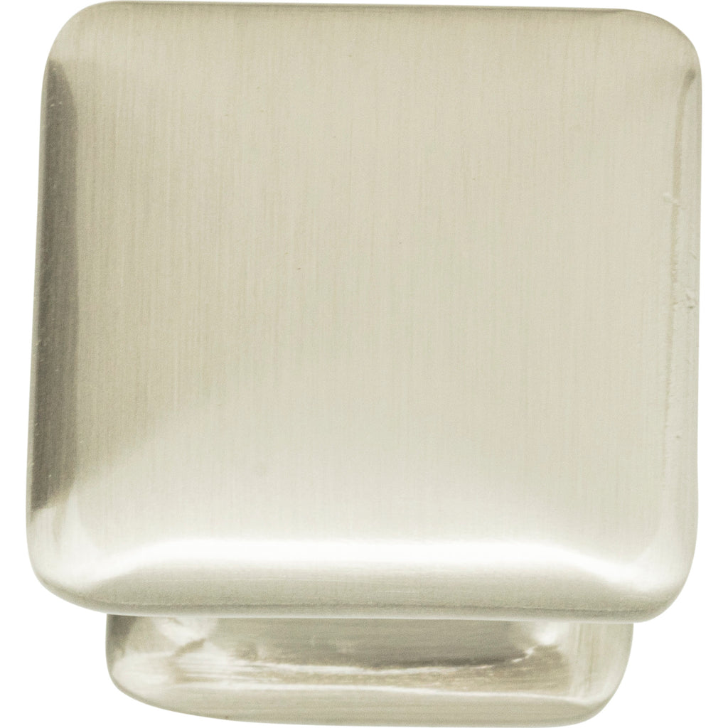 Alcott Square Knob by Atlas Brushed Nickel