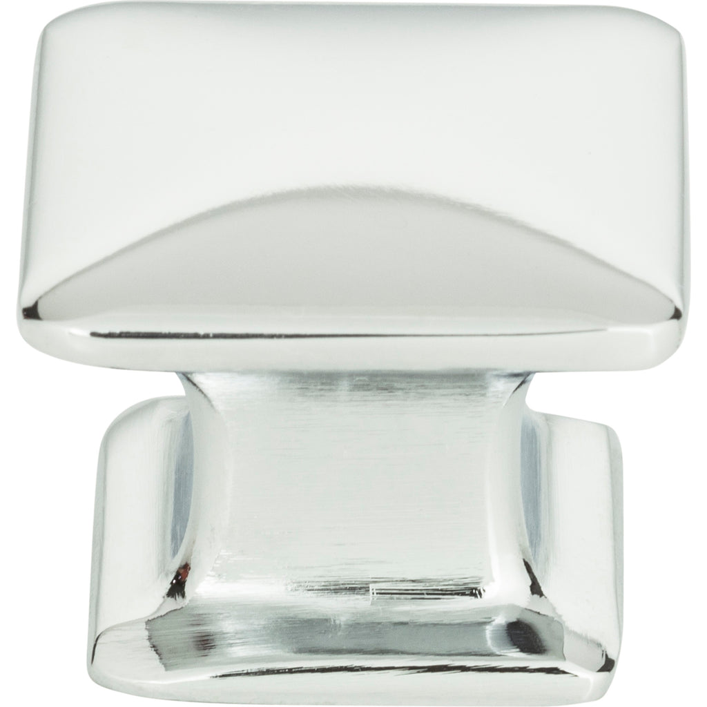 Alcott Square Knob by Atlas Polished Chrome