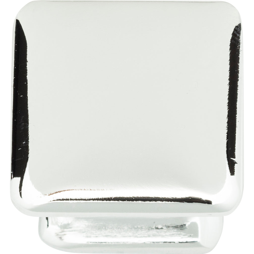 Alcott Square Knob by Atlas Polished Chrome