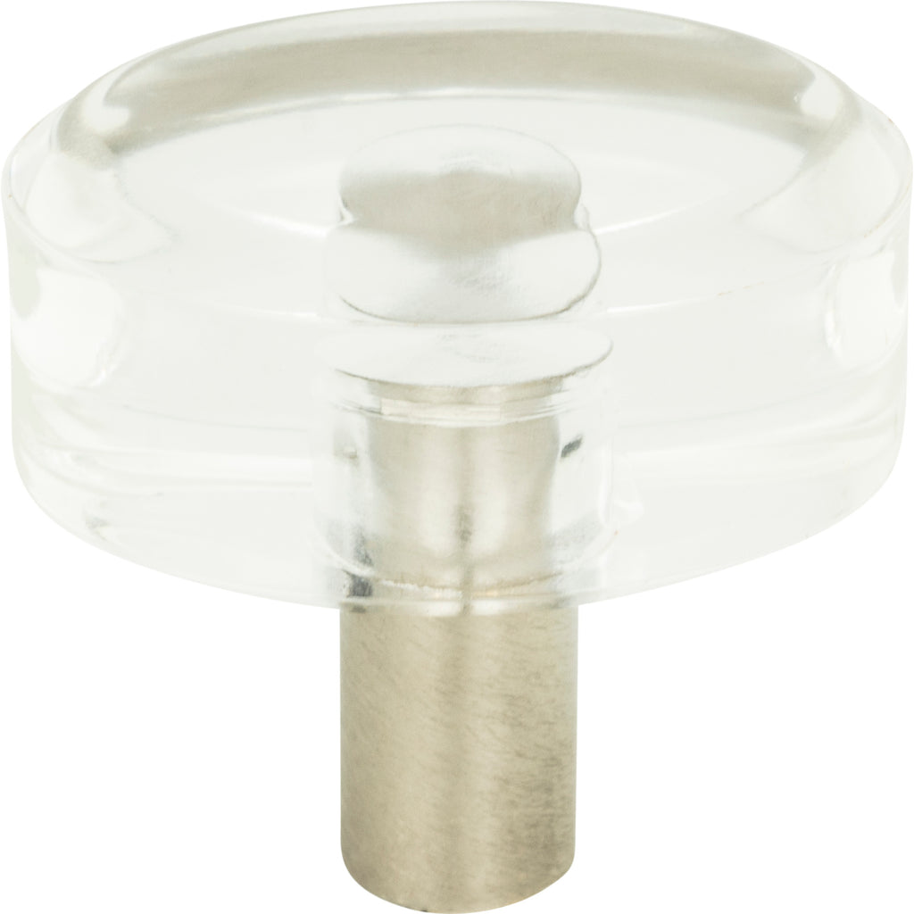 Optimism Oval Knob by Atlas Brushed Nickel