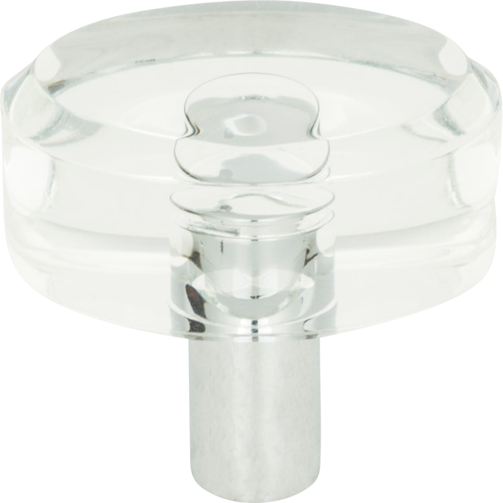 Optimism Oval Knob by Atlas Polished Chrome