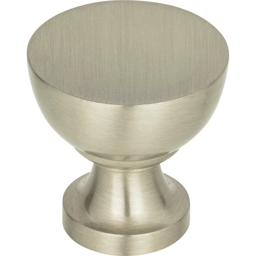 Shelley Round Knob by Atlas Brushed Nickel