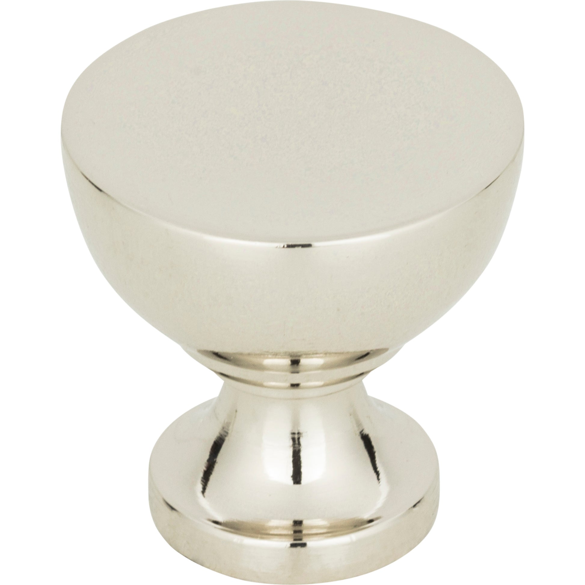 Shelley Round Knob by Atlas Polished Nickel