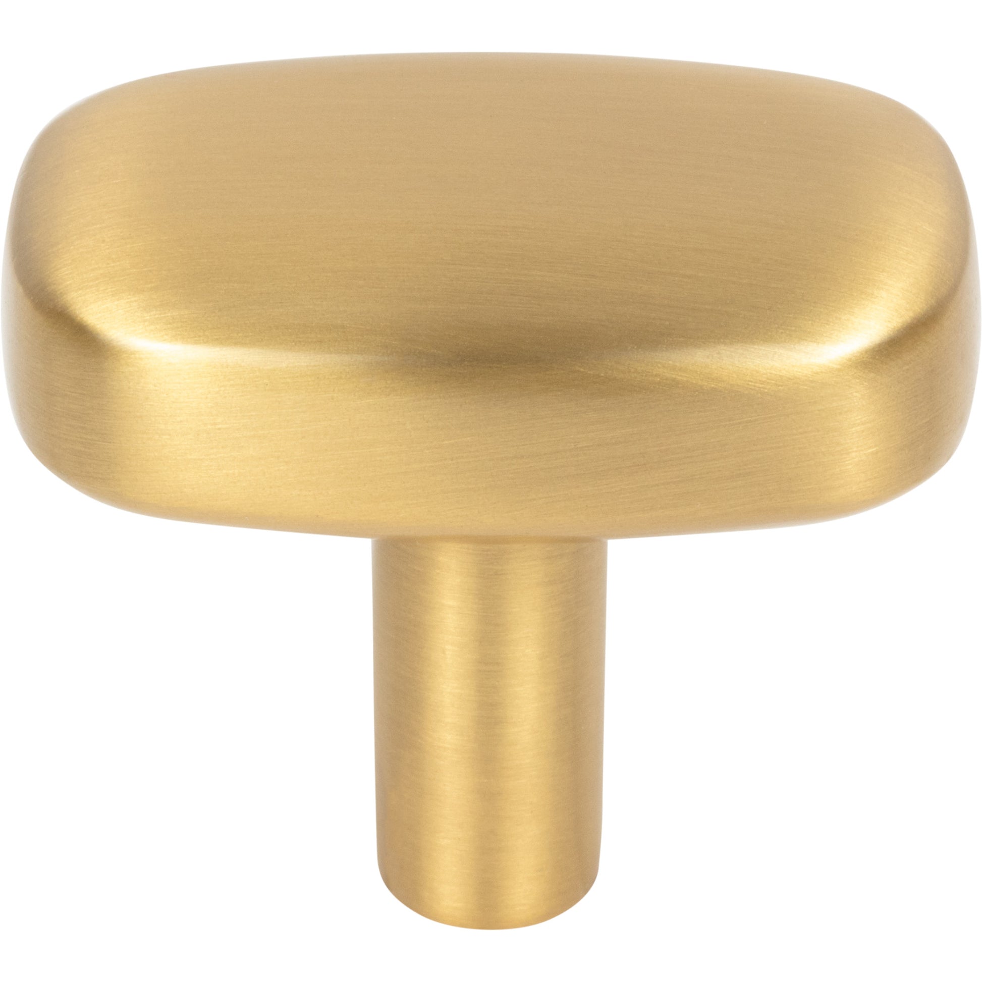 Jeffrey Alexander Loxley Rectangle Cabinet Knob Brushed Gold / 1-1/2"
