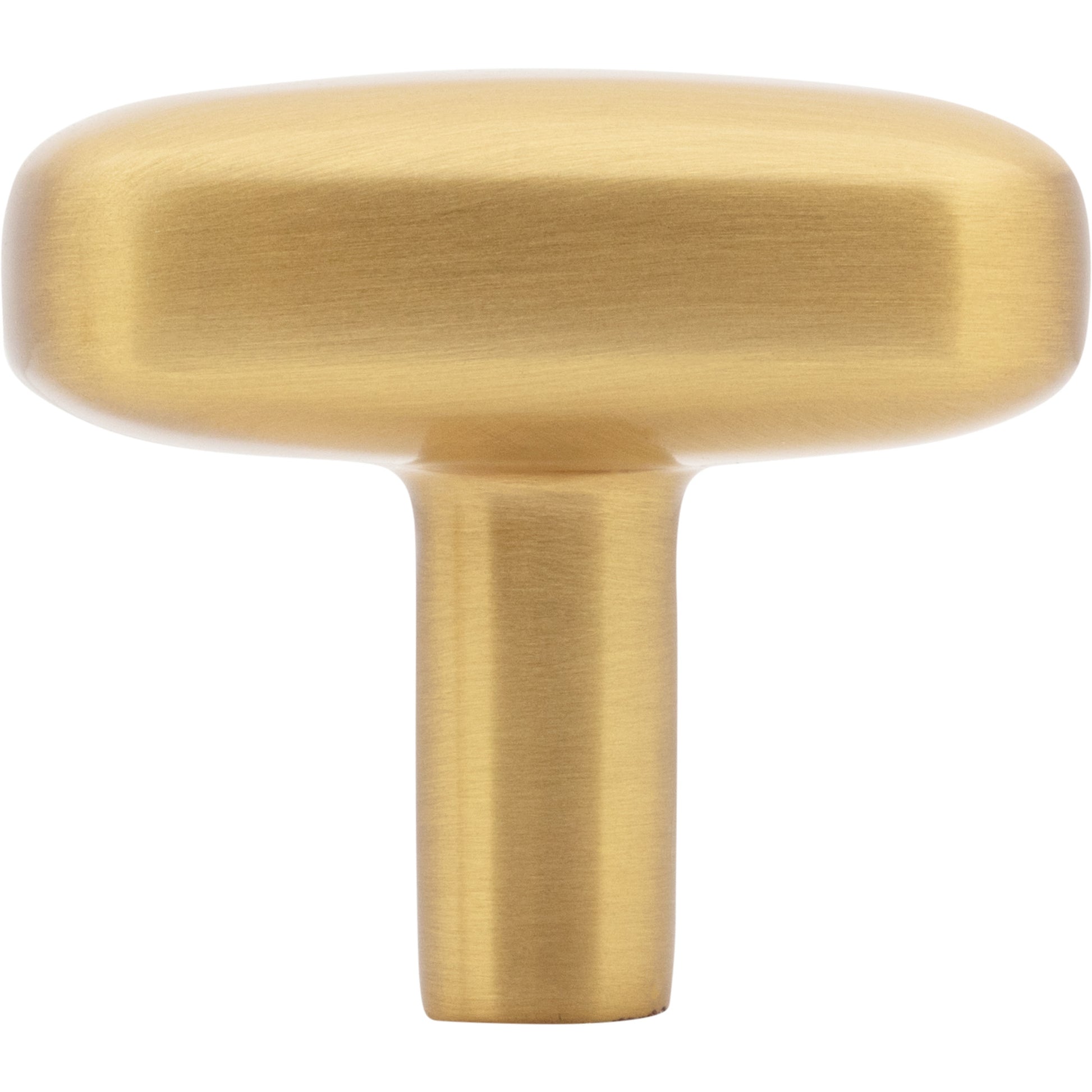 Jeffrey Alexander Loxley Rectangle Cabinet Knob Brushed Gold / 1-1/2"