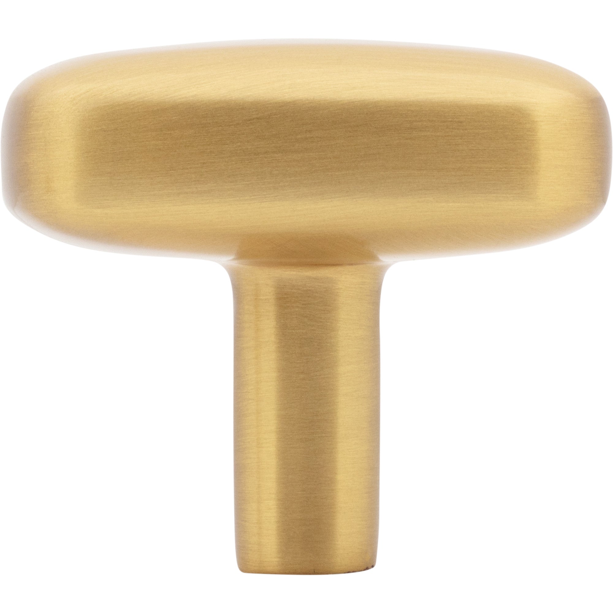 Jeffrey Alexander Loxley Rectangle Cabinet Knob Brushed Gold / 1-1/2"