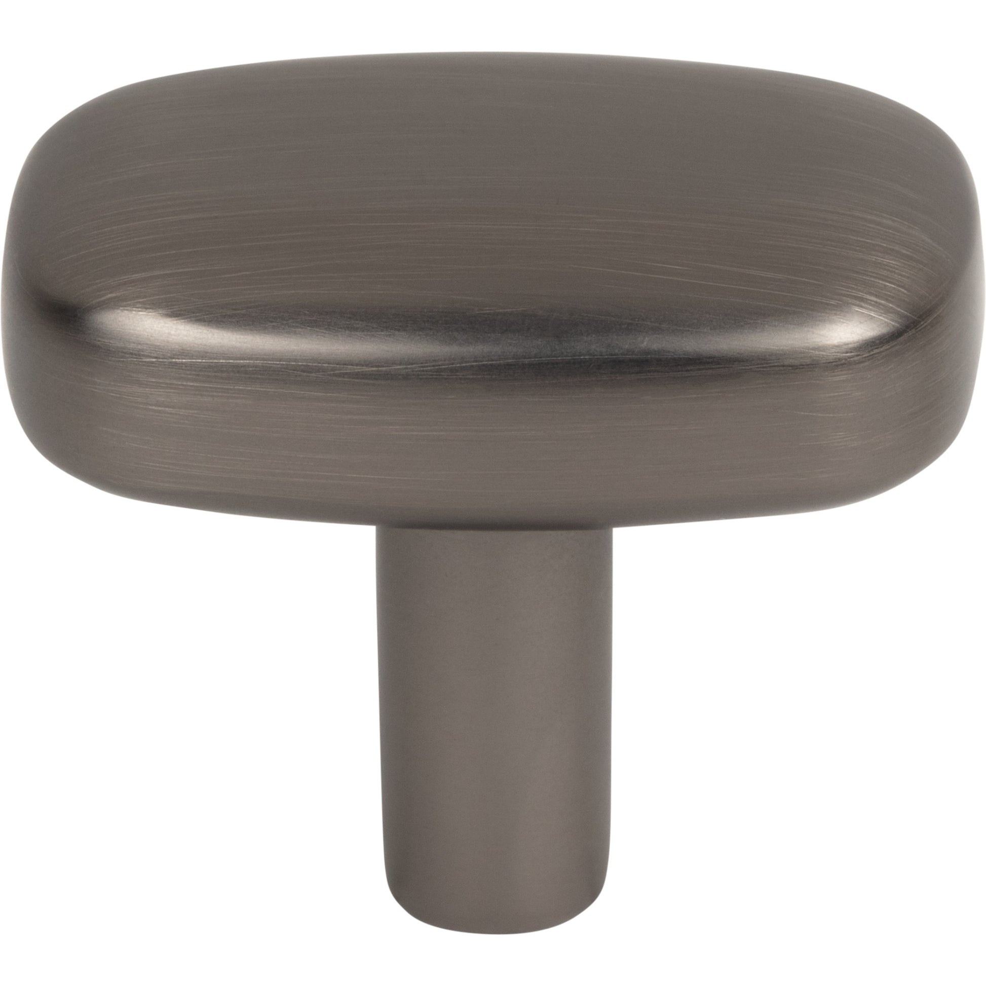 Jeffrey Alexander Loxley Rectangle Cabinet Knob Brushed Pewter / 1-1/2"